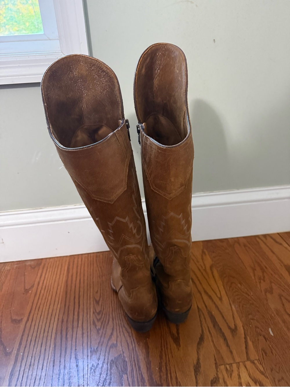 Ariat Murrieta Brown Leather Knee-High Western Heeled Boot - Picture 5 of 5